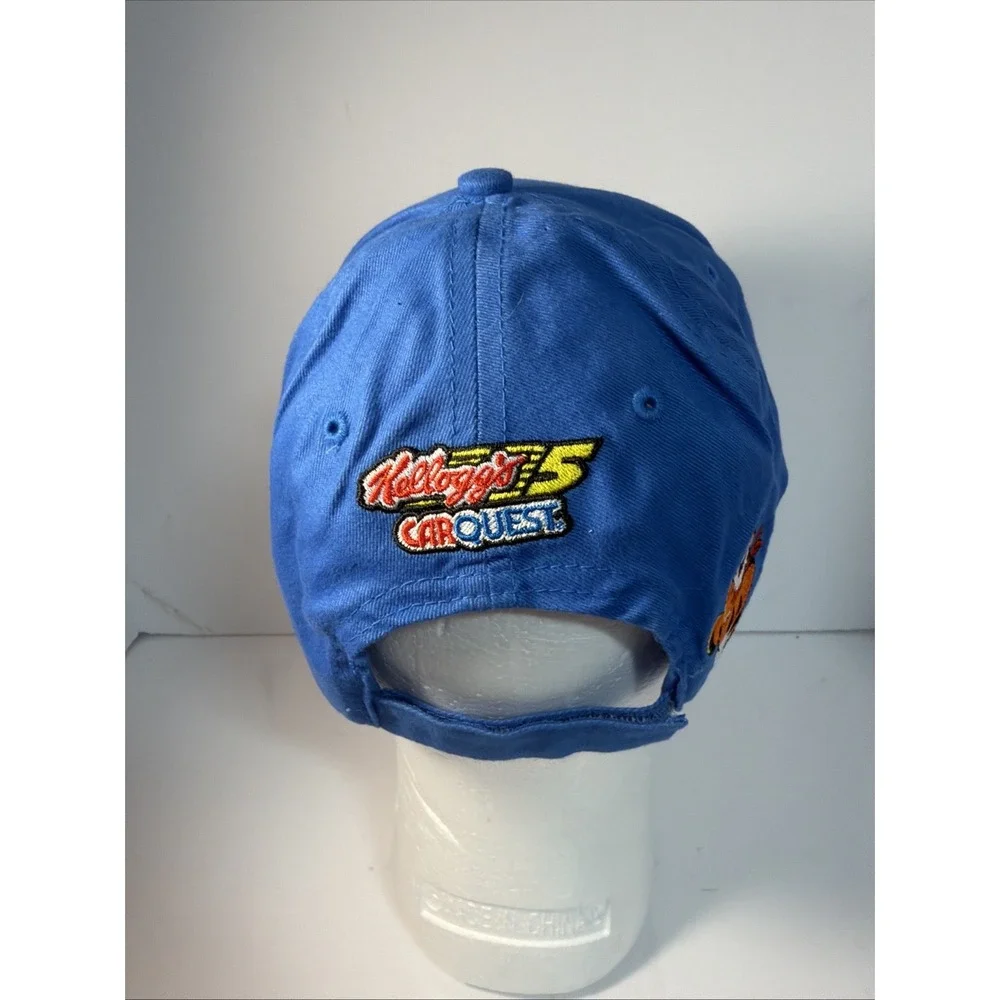 Kellog's CarQuest #5 Cap Hat Nascar Racing Casey Mears Red Blue 14+ ~ NWT